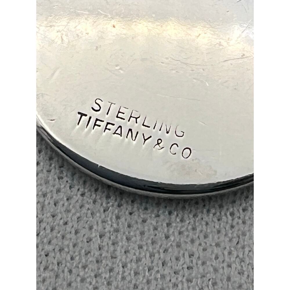 Authentic Tiffany & Co Sterling Silver Round Disc Charm
